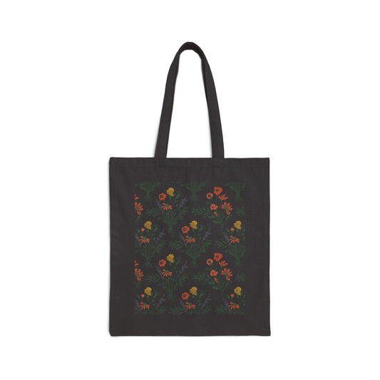 Rustic Floral Pattern Tote