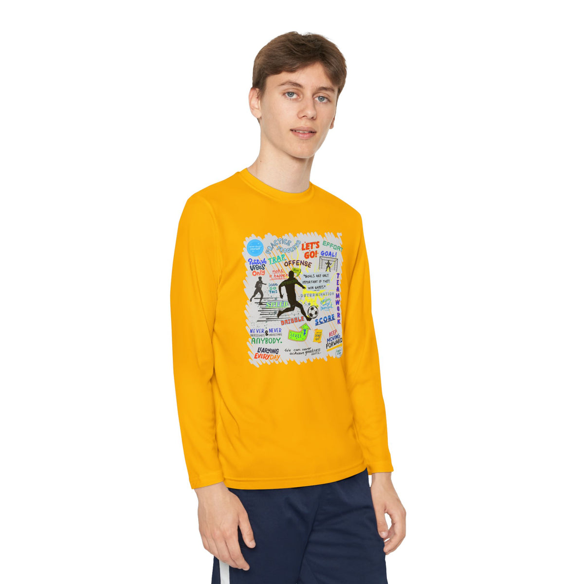 Striker Graphic Long Sleeve Tee (Youth)