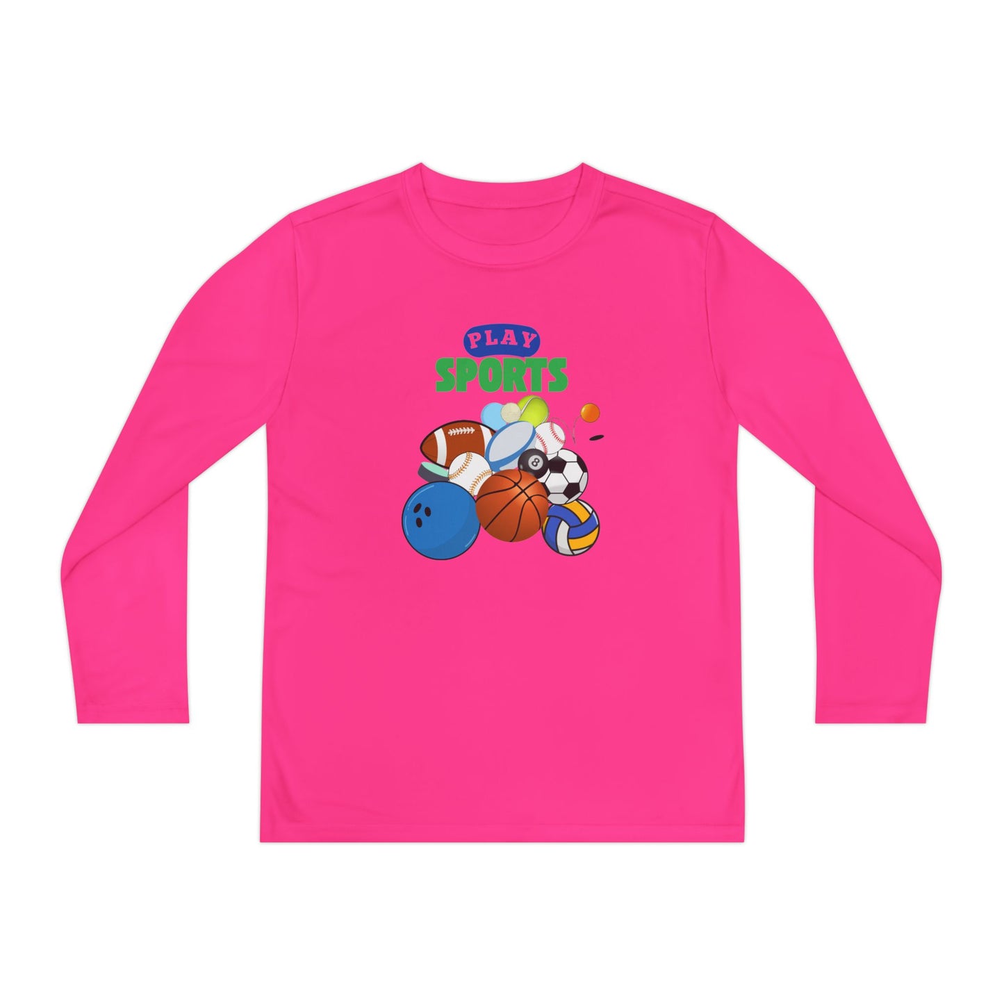 Tee - Long Sleeve (Youth) - Play Sports