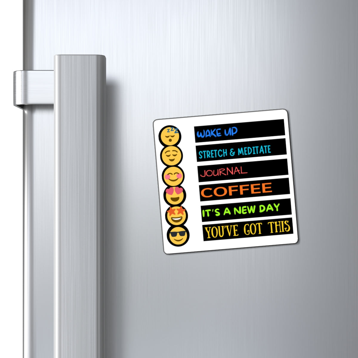 Magnet (Square | Flat) - Mornings Option 2