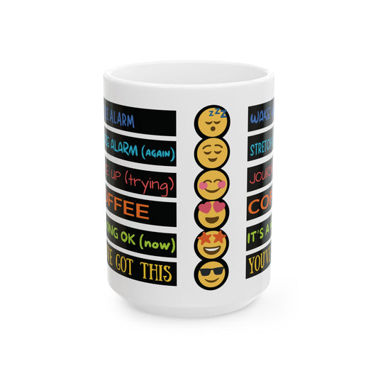 Mug - Ceramic (11 oz | 15 oz) - Mornings Two-Sided