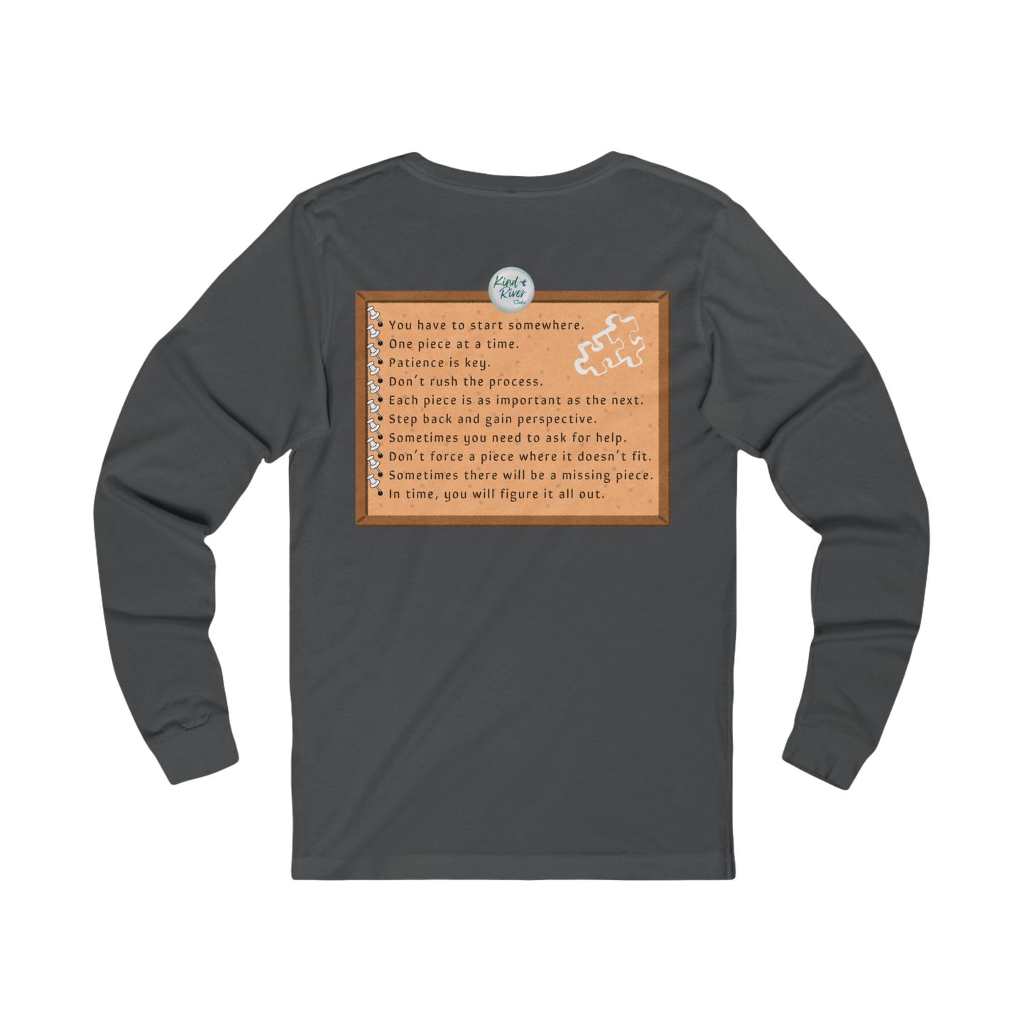 Tee - Long Sleeve (Adult) - Life is Like a Puzzle