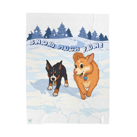 Blanket (Velveteen Plush) - Snow Much Fun!