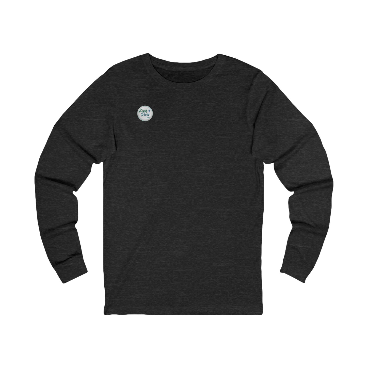 Tee - Long Sleeve (Adult) - Kind River Studio Button Logo