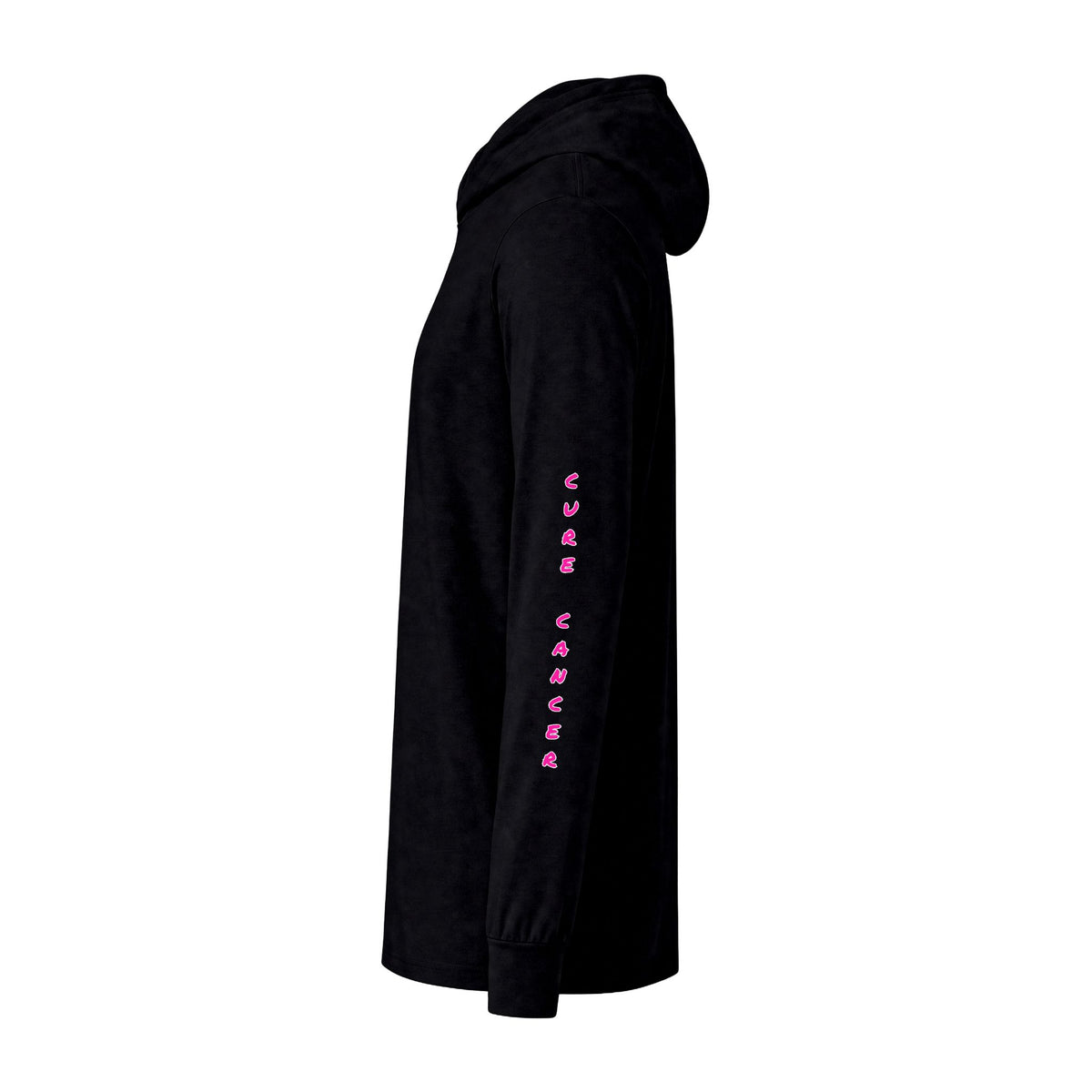 Breast Cancer Awareness/Research Hooded Long Sleeve Tee (Adult) — "In Honor of Someone I Love"