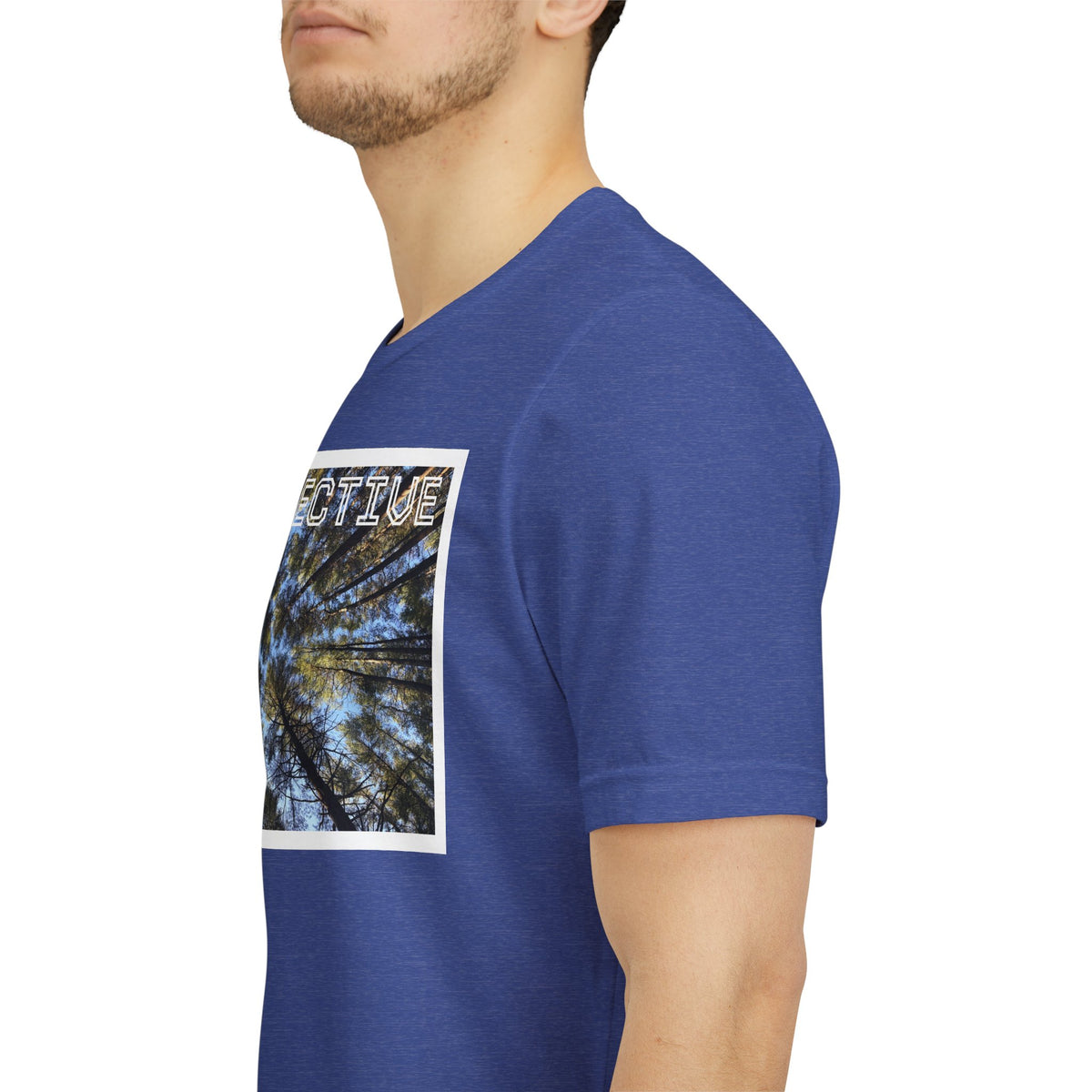 Perspective Tee (Adult)— Forest Canopy Photo T-Shirt (original photograph by Kind River Studio)