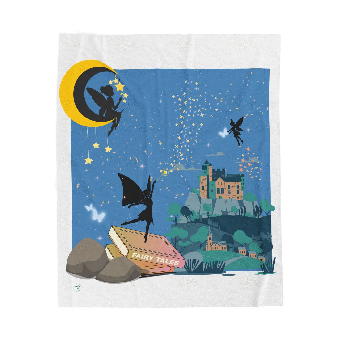 Blanket (Velveteen Plush) - Fairy Tales Nighttime