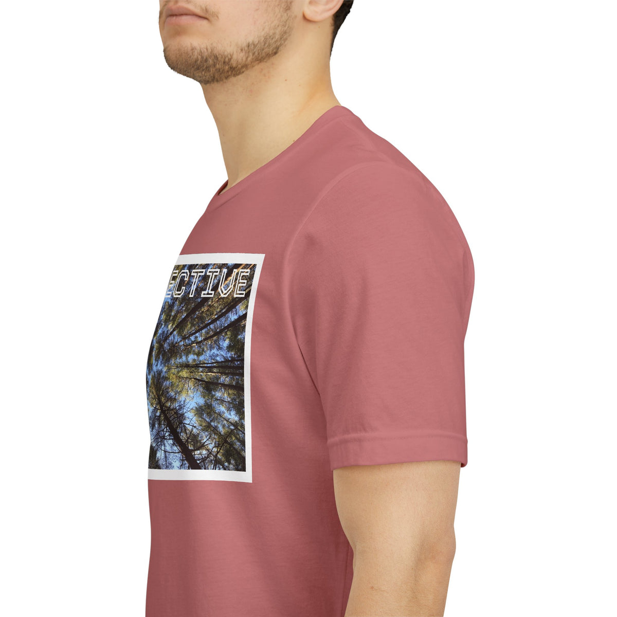 Perspective Tee (Adult)— Forest Canopy Photo T-Shirt (original photograph by Kind River Studio)