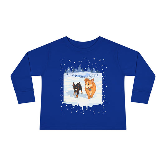 Tee - Long Sleeve (Toddler) - Snow Much Fun!