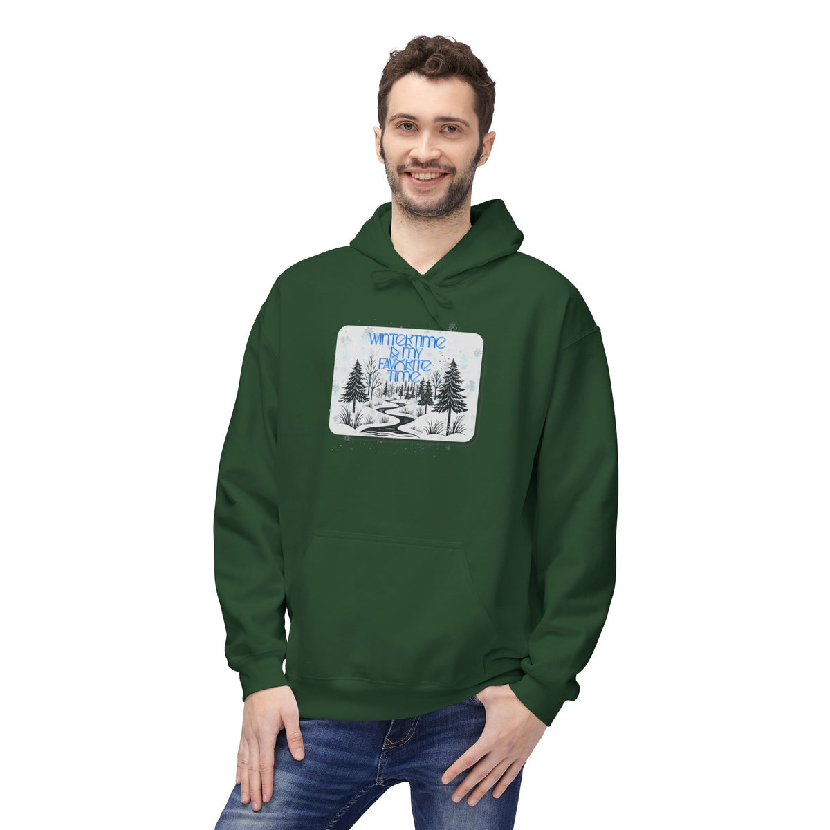 Wintertime is My Favorite Time Hoodie (Adult)