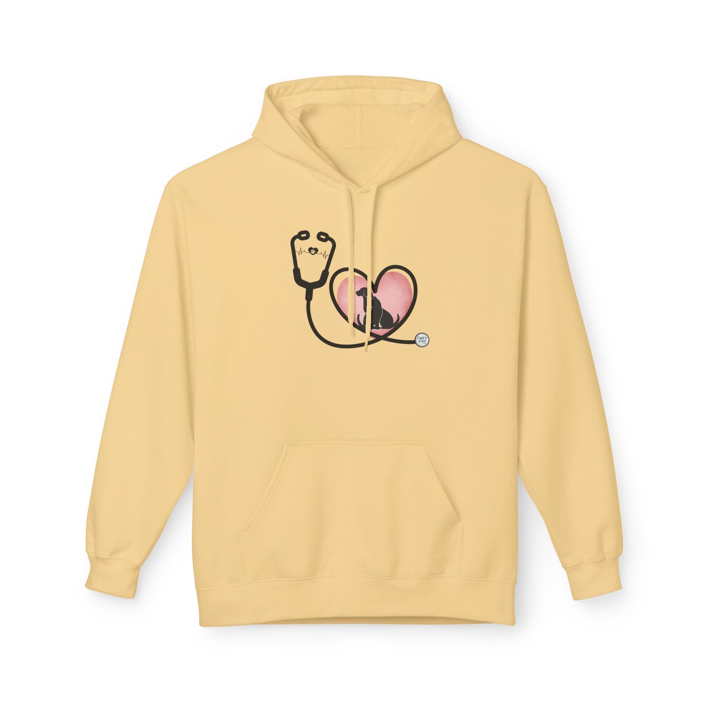 Hoodie (Adult) — Stethoscope Heart Animals