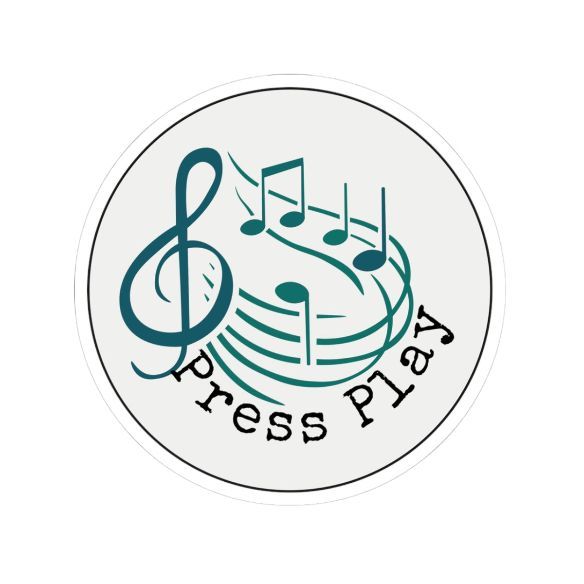 Sticker - Press Play