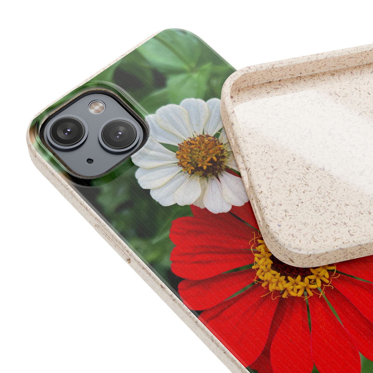Zinnia Biodegradable Phone Case (original photo by Kind River Studio)