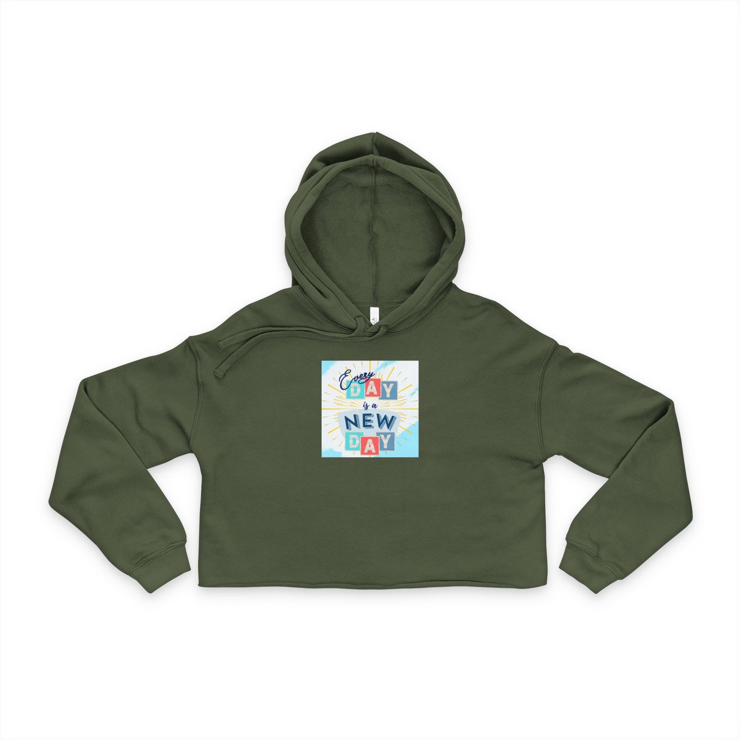 Every Day is a New Day Cropped Hoodie (Adult)