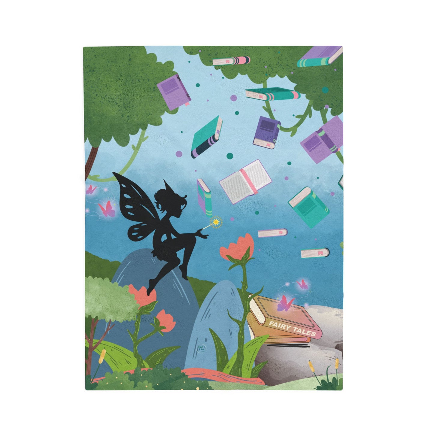 Blanket (Velveteen Plush) - Fairy Tales Daytime