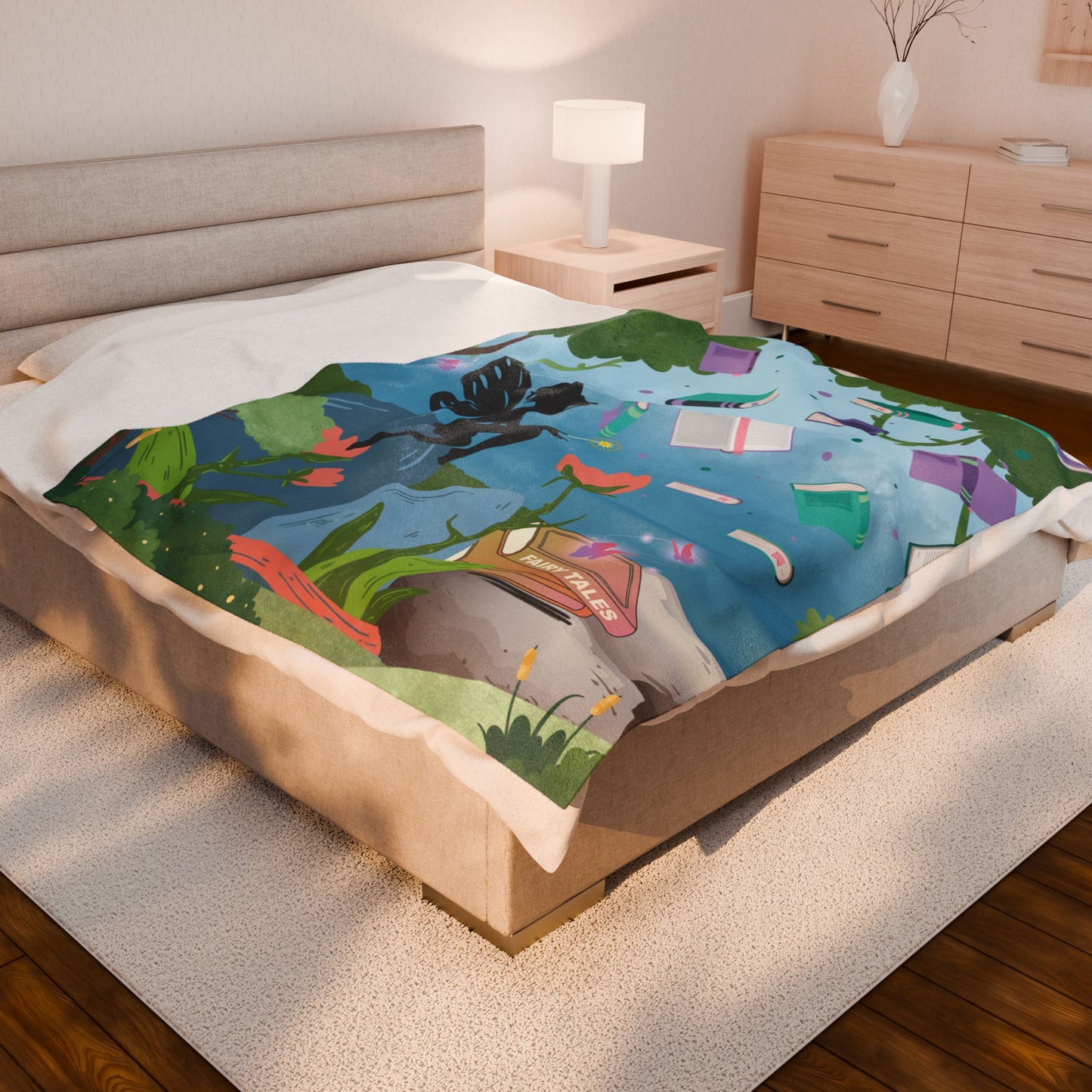 Blanket (Velveteen Plush) - Fairy Tales Daytime