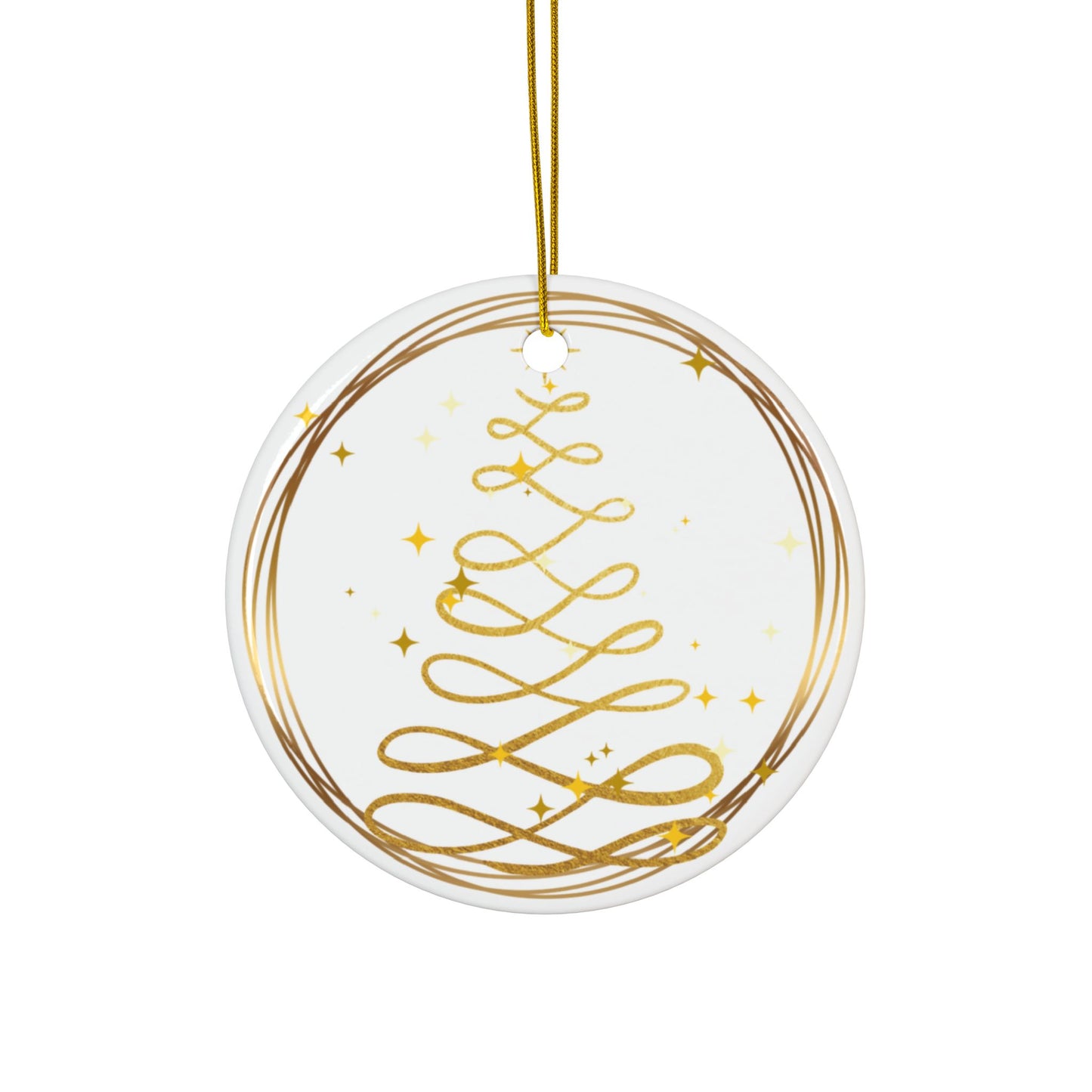 Ornament (Ceramic | Round) - Evergreen