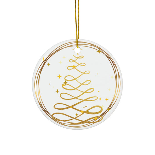 Ornament (Ceramic | Round) - Evergreen