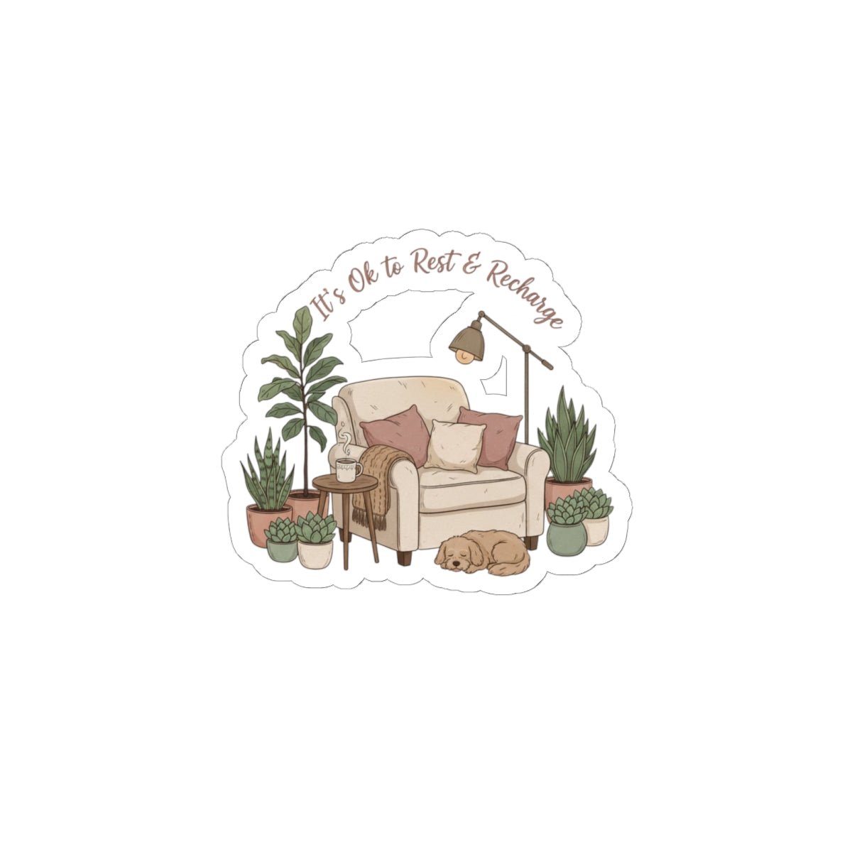 Sticker - It's Ok to Rest & Recharge