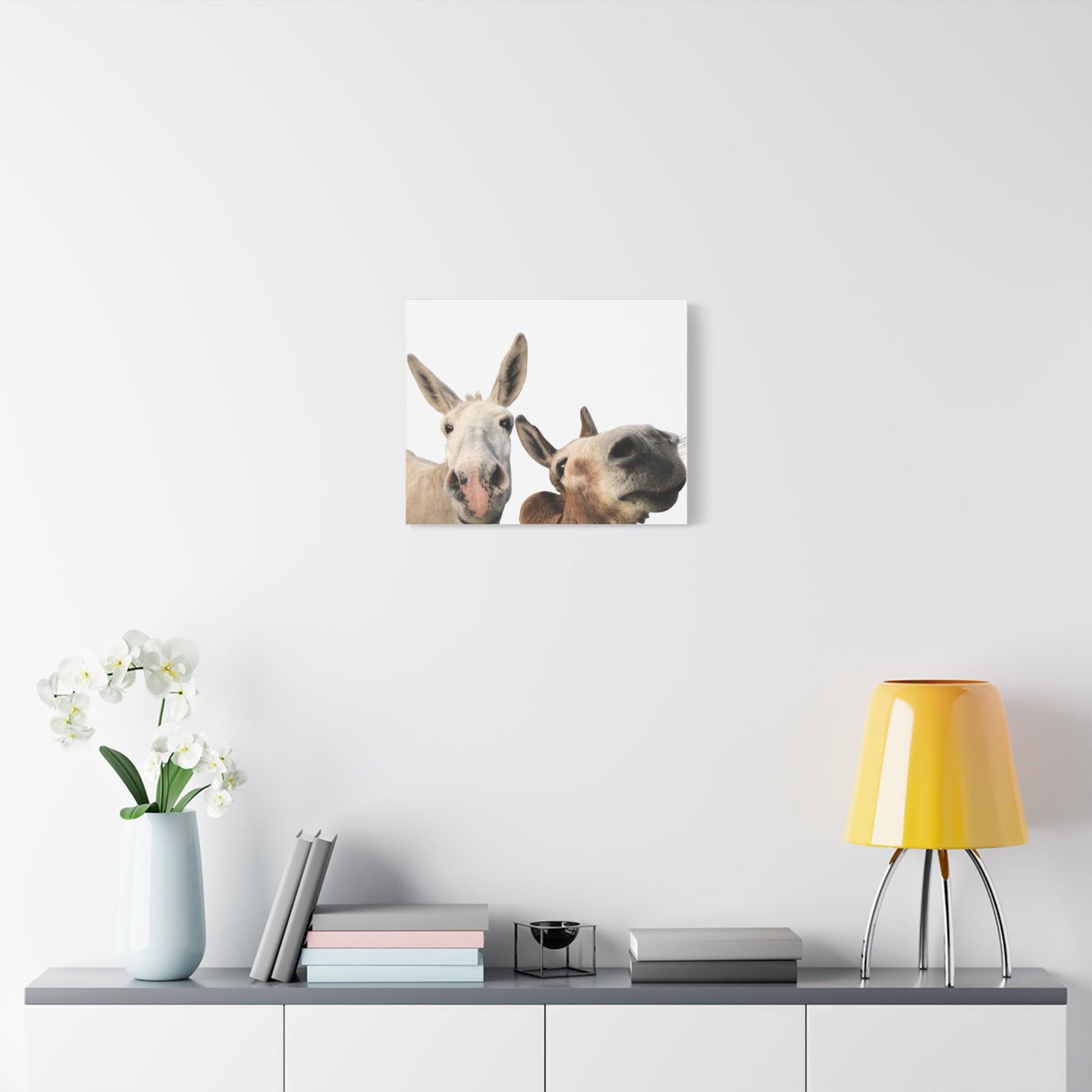 Canvas Print - Delightful Donkeys (original photographs by Kind River Studio)