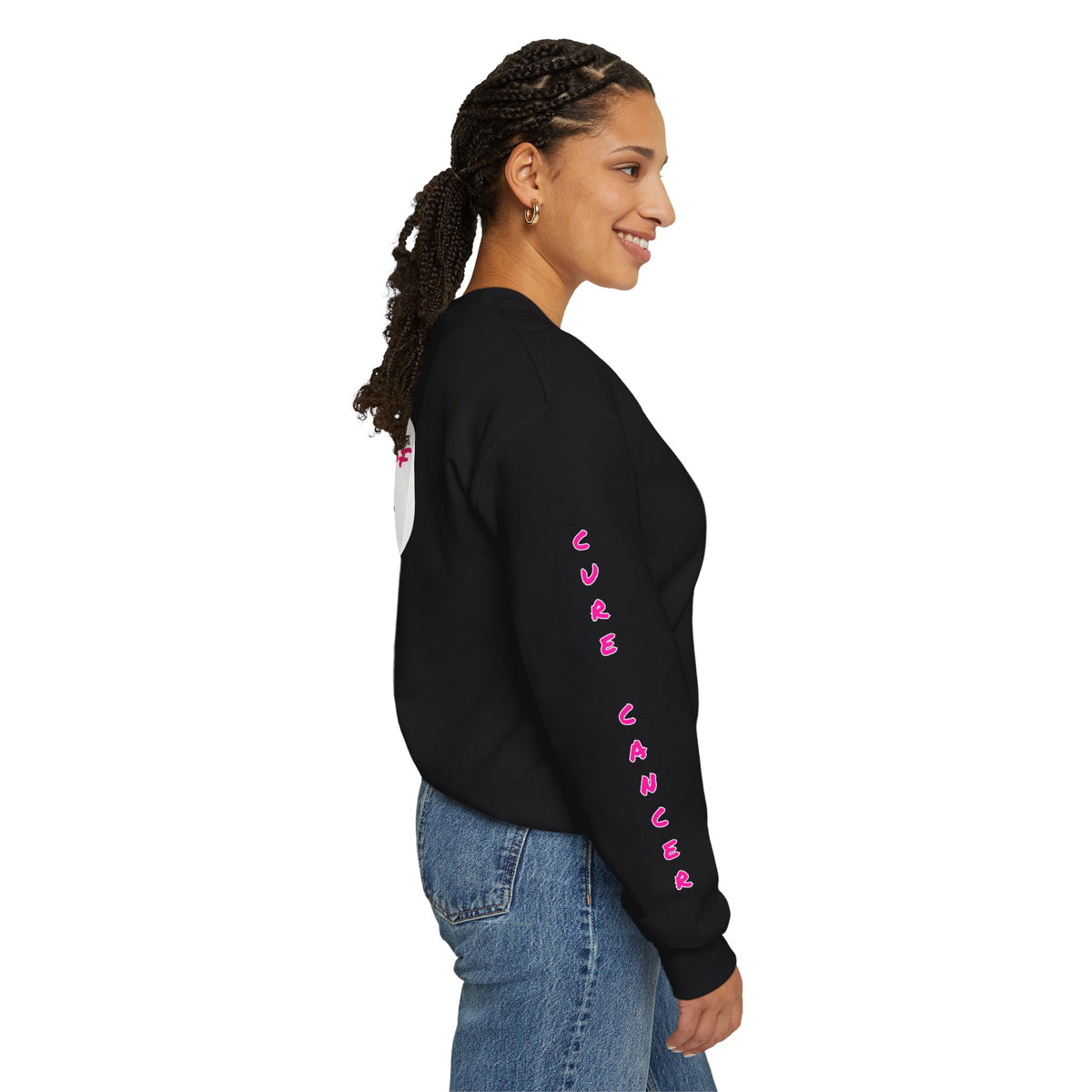Breast Cancer Awareness Crewneck Sweatshirt (Adult) — "In Honor of My Loved One"