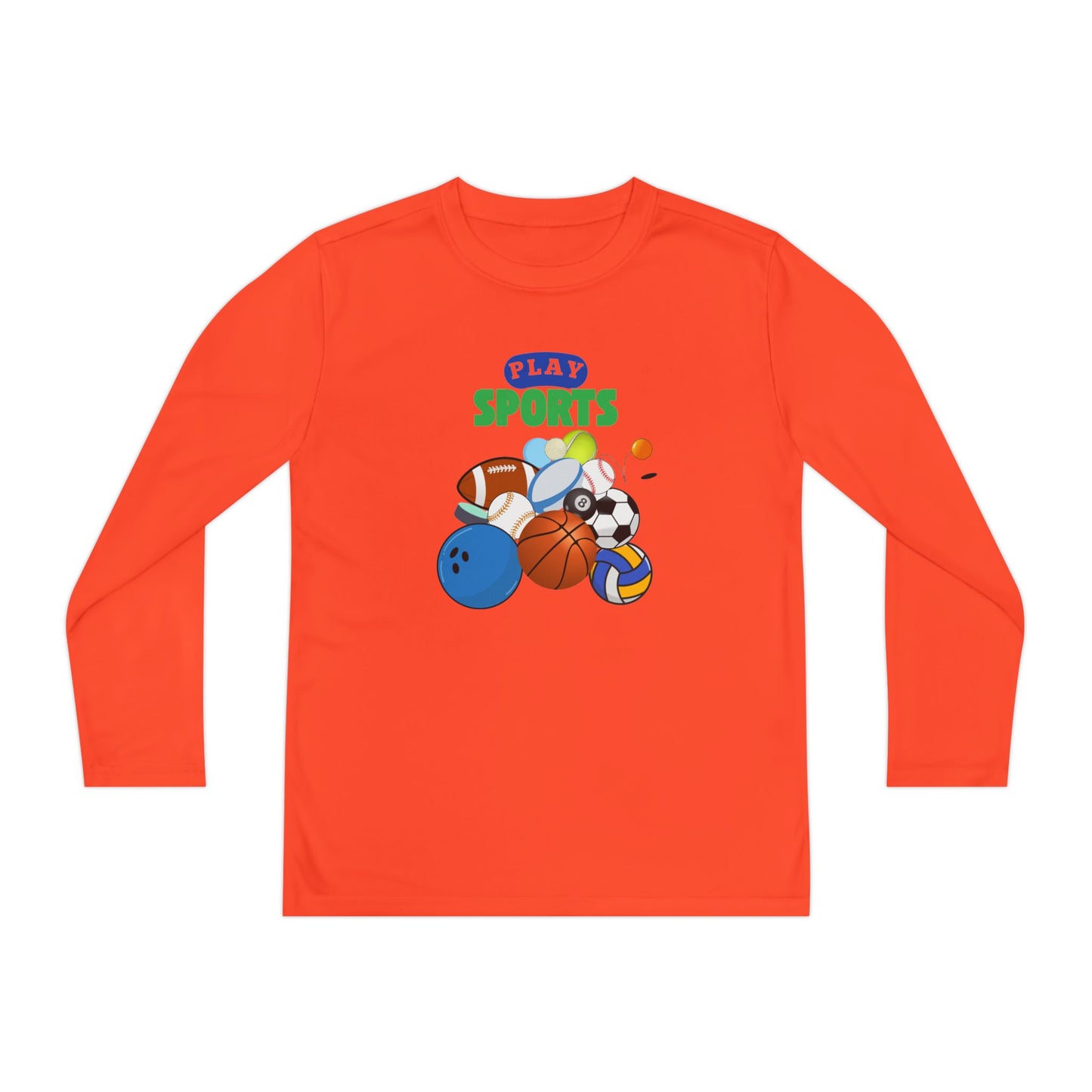 Tee - Long Sleeve (Youth) - Play Sports