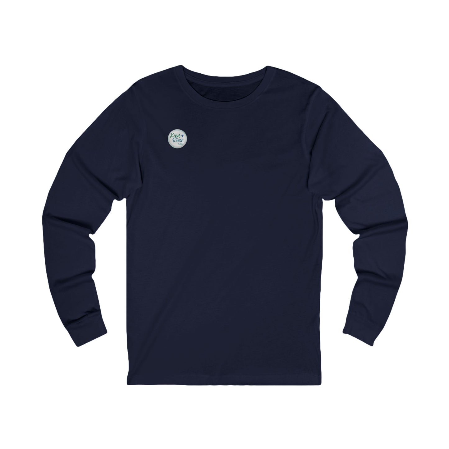 Tee - Long Sleeve (Adult) - Kind River Studio Button Logo