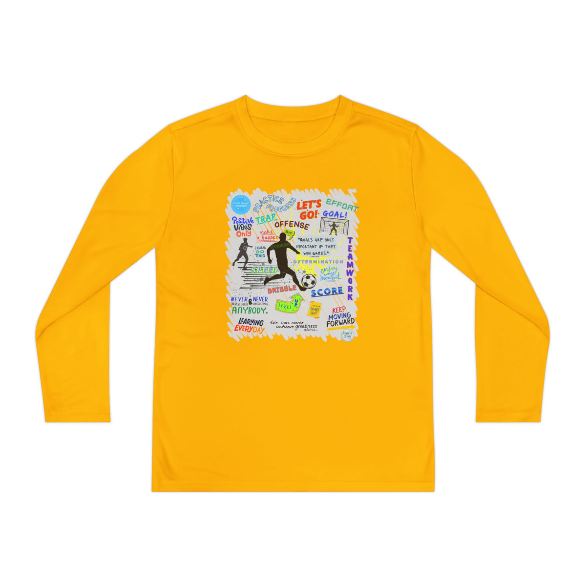 Striker Graphic Long Sleeve Tee (Youth)