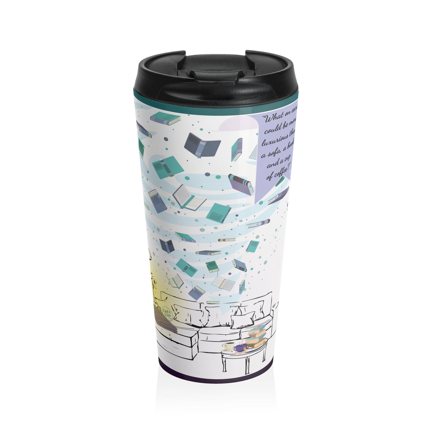 A Good Book Travel Mug