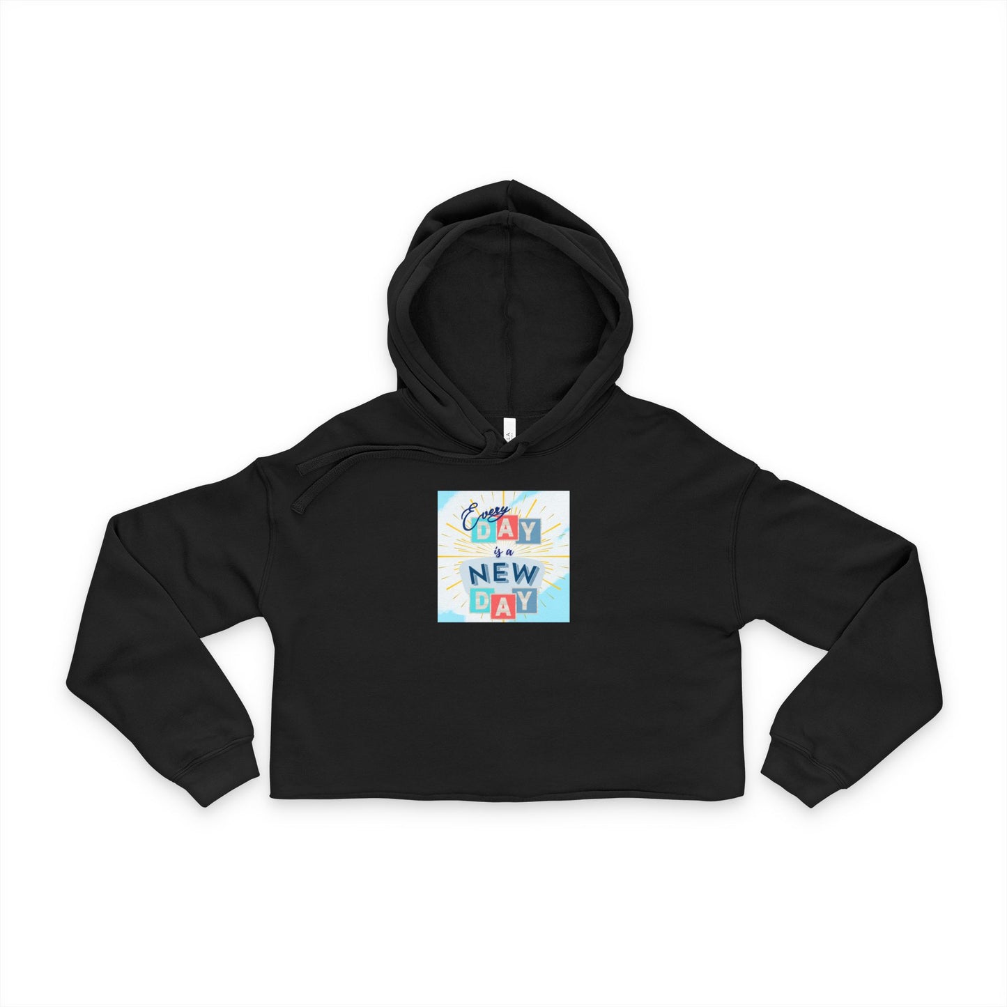 Every Day is a New Day Cropped Hoodie (Adult)