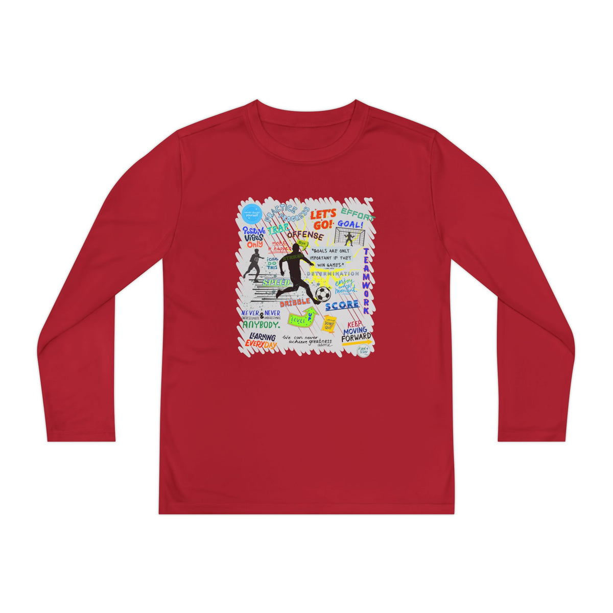 Striker Graphic Long Sleeve Tee (Youth)