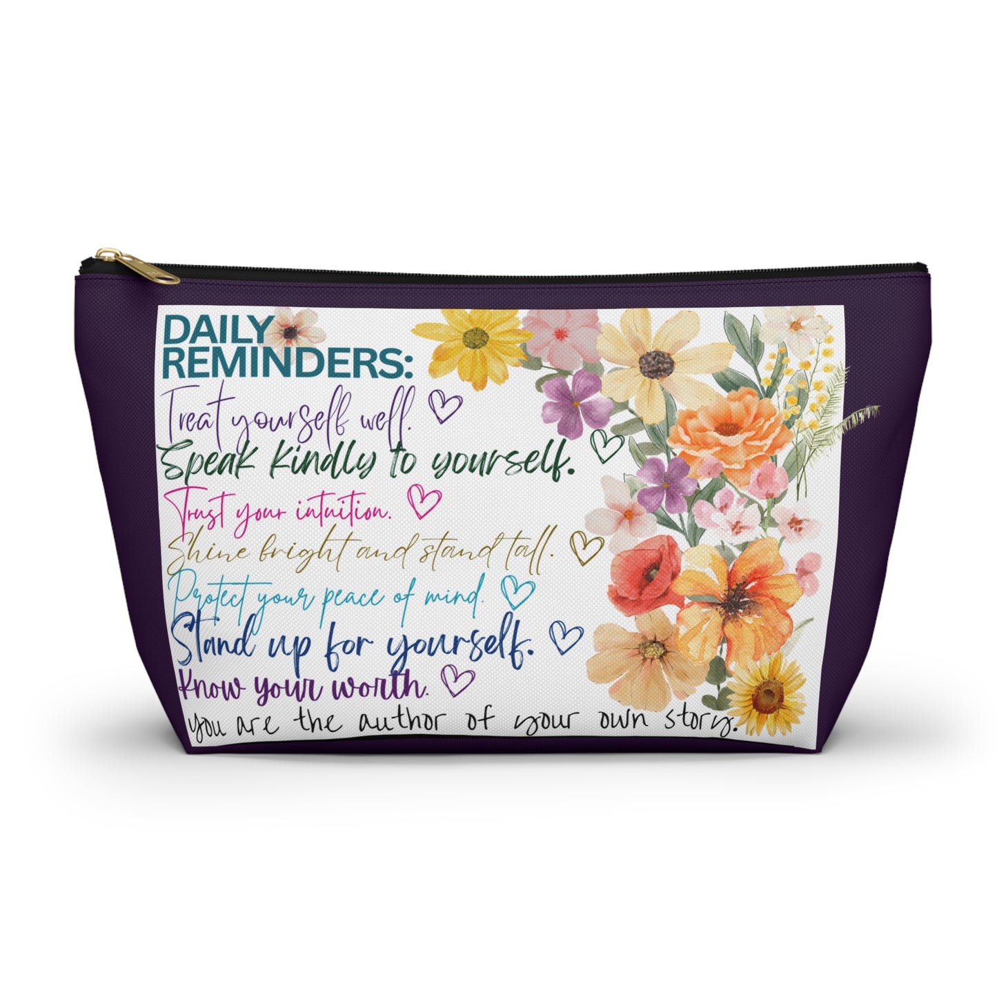 Pouch - Daily Reminders (Plum)
