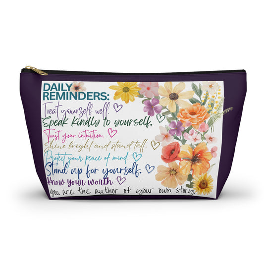Pouch - Daily Reminders (Plum)