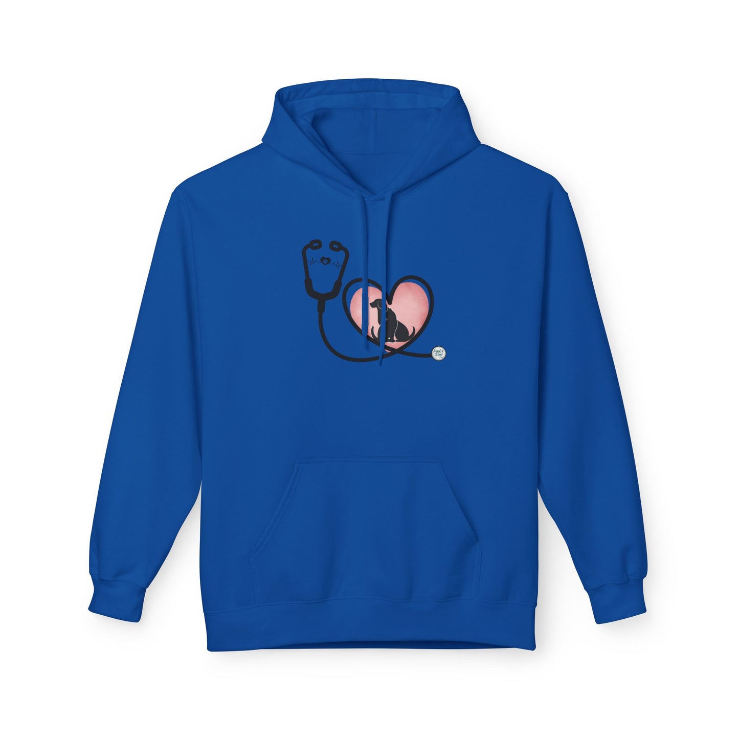 Hoodie (Adult) — Stethoscope Heart Animals