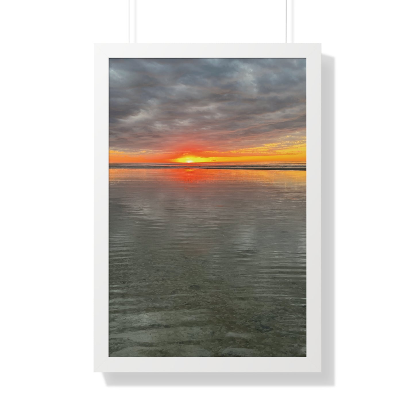 Serene Sunset Framed Poster