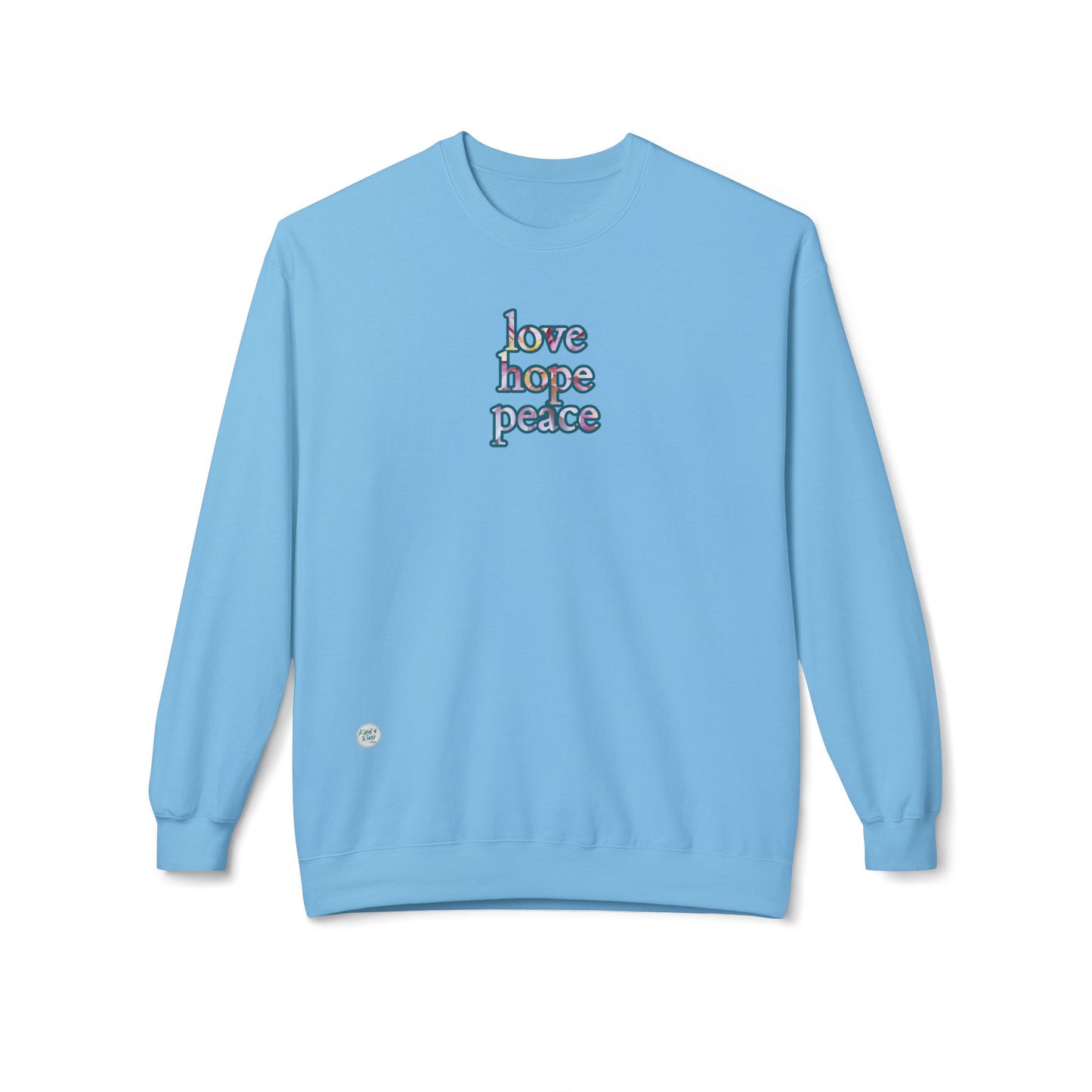 Sweatshirt - Crewneck (Adult) - love hope peace