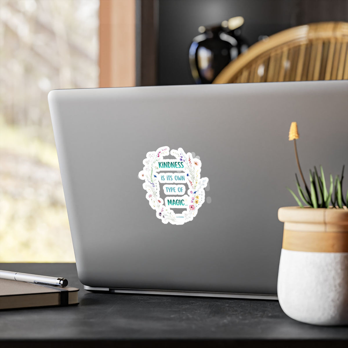 Kindness Is Its Own Type Of Magic Vinyl Sticker — Kiss-Cut Decal