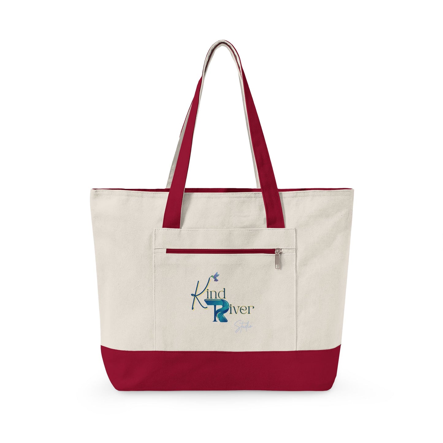 Gardening Therapy Zippered Canvas Tote