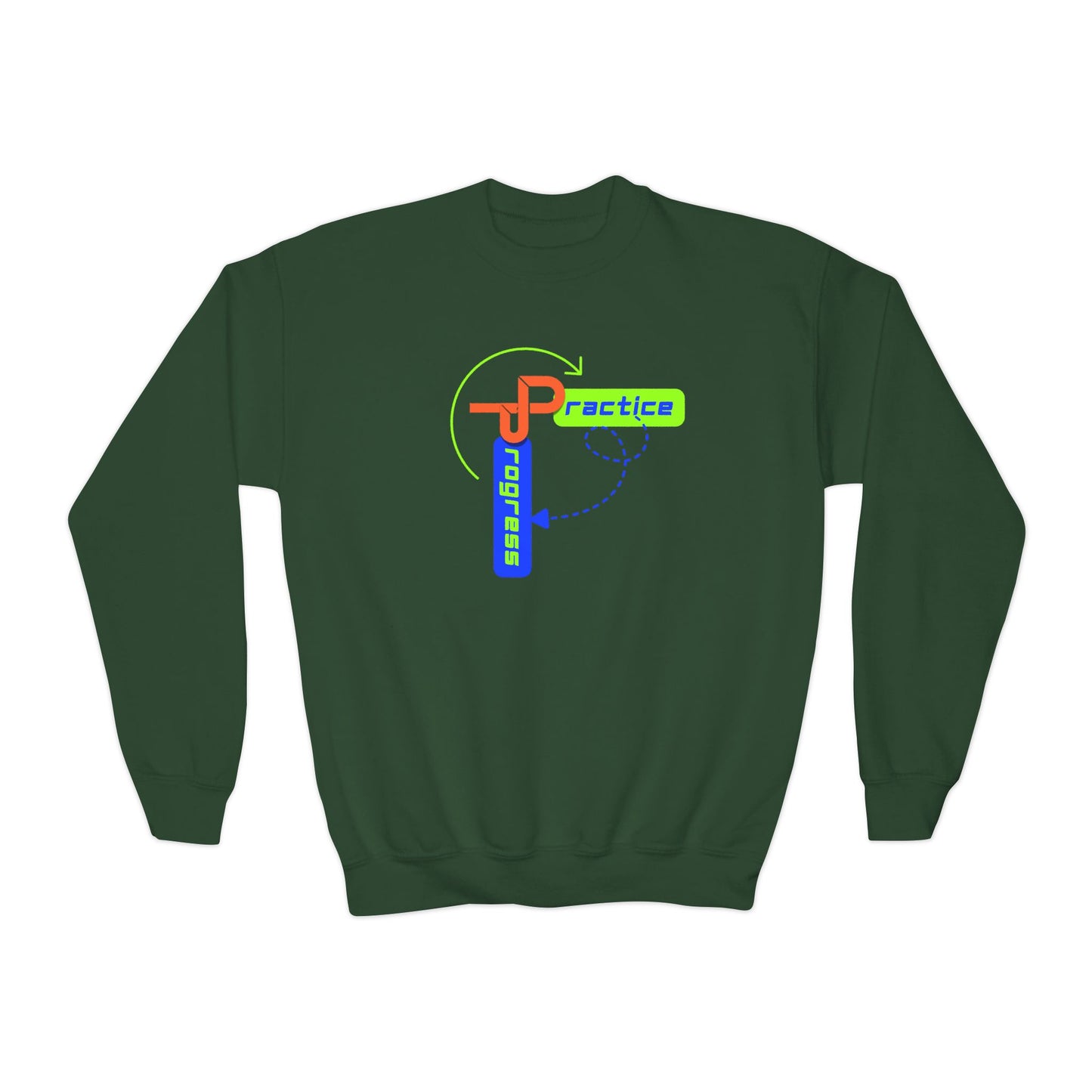 Crewneck Sweatshirt (Youth) - Practice to Progress