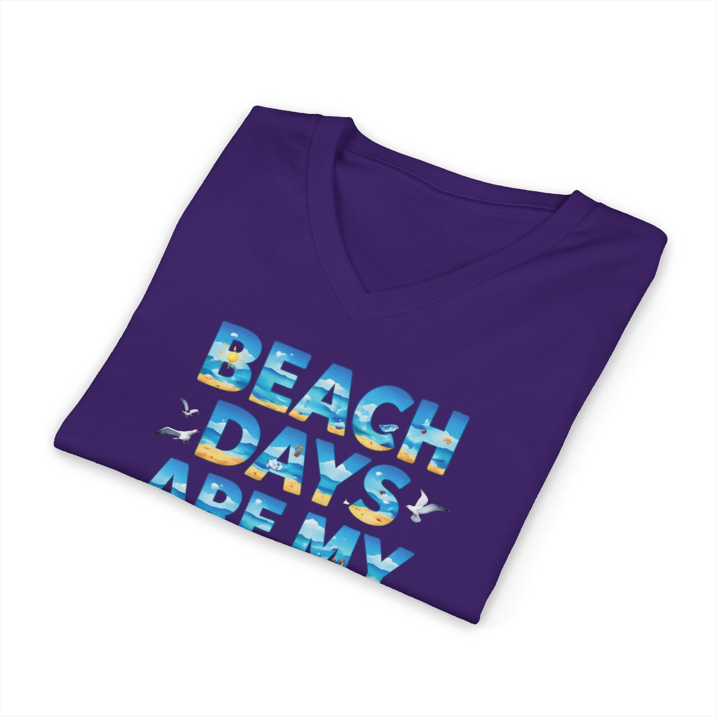 Beach Days V-Neck Tee (Adult)