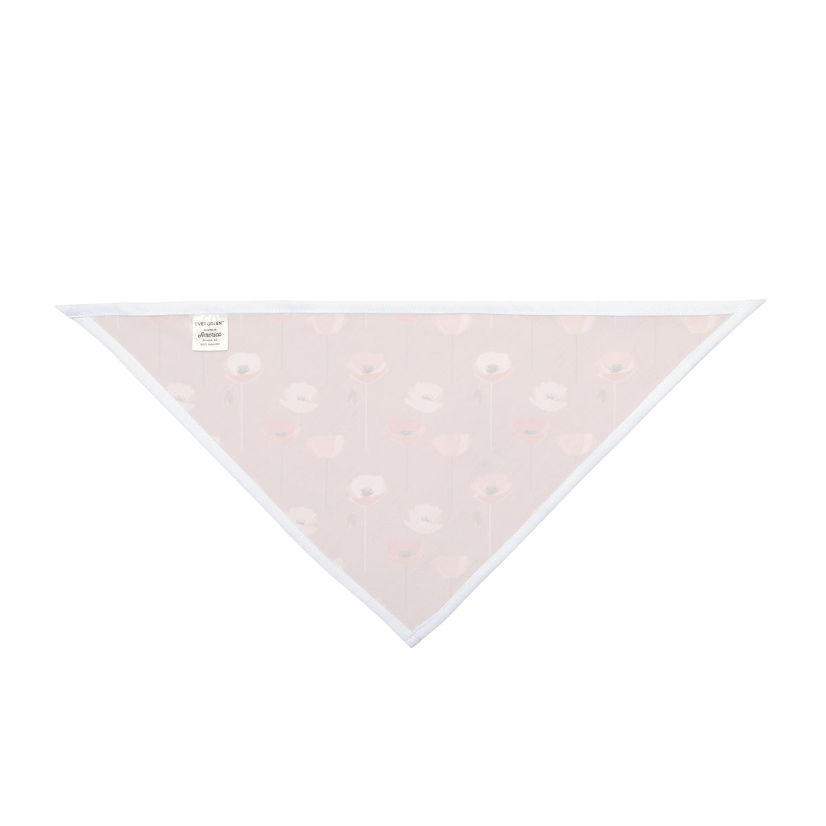 Floral Poppy Pet Bandana (single-sided)