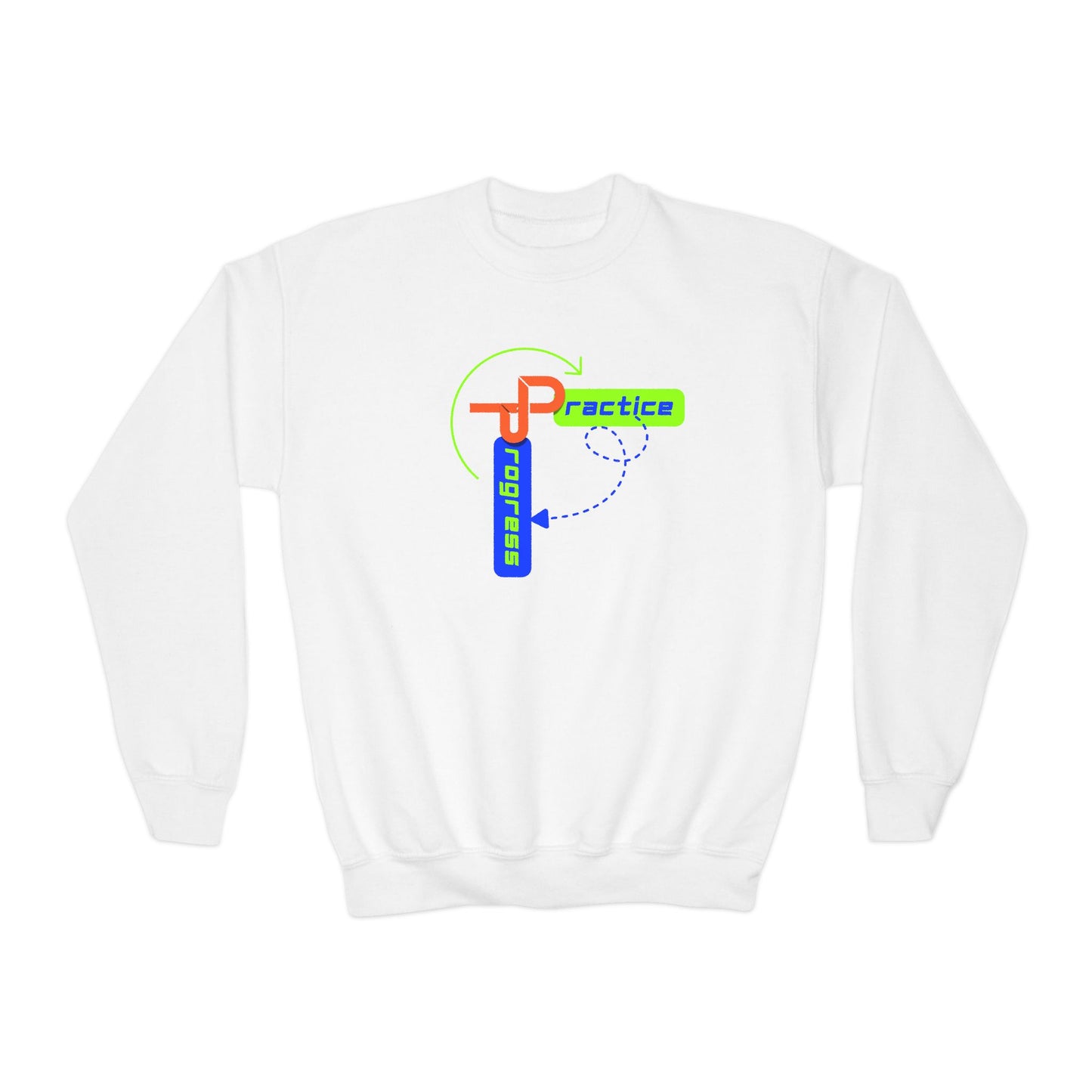 Crewneck Sweatshirt (Youth) - Practice to Progress