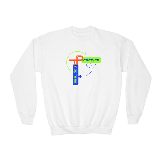 Crewneck Sweatshirt (Youth) - Practice to Progress