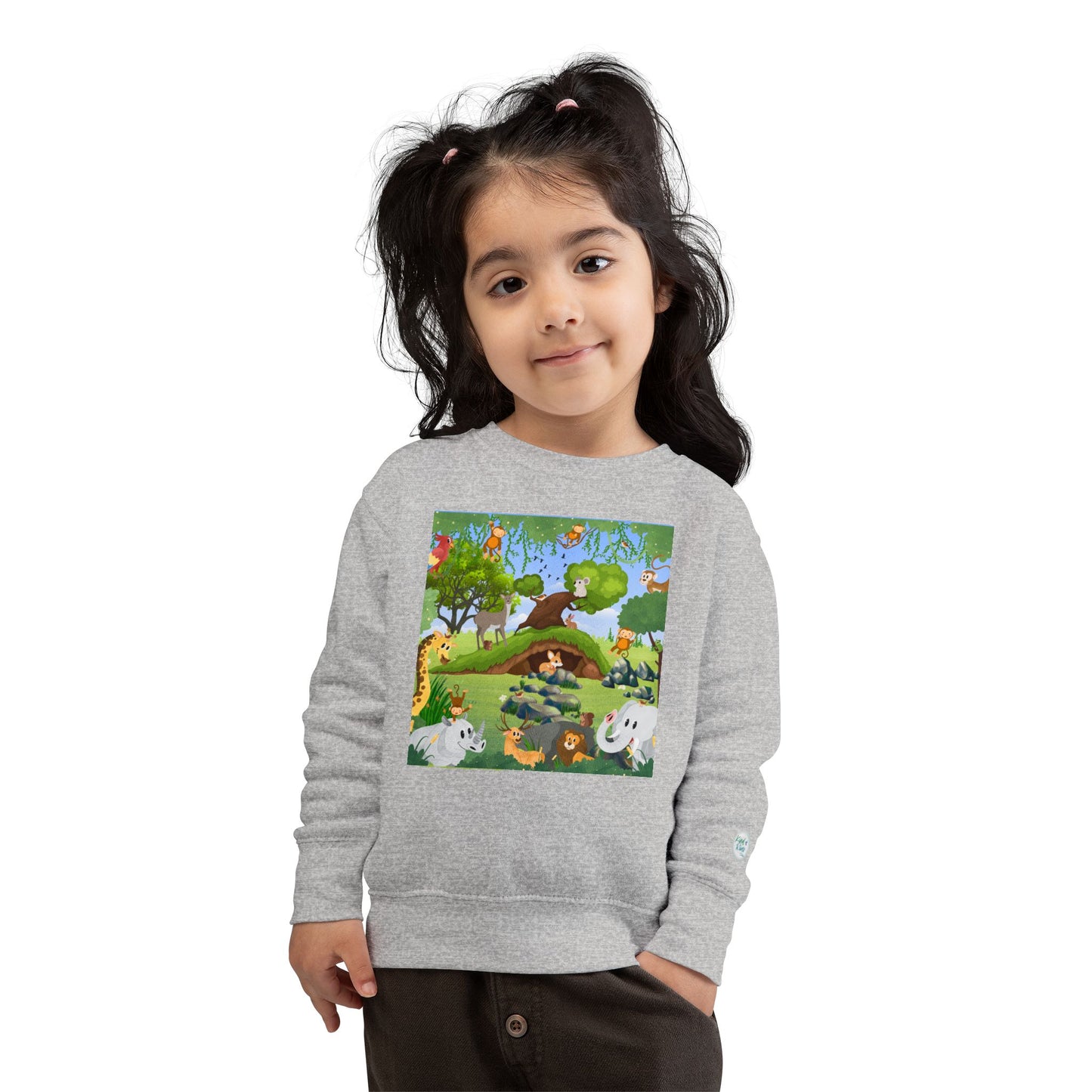 Sweatshirt - Crewneck (Toddler) - What a Zoo