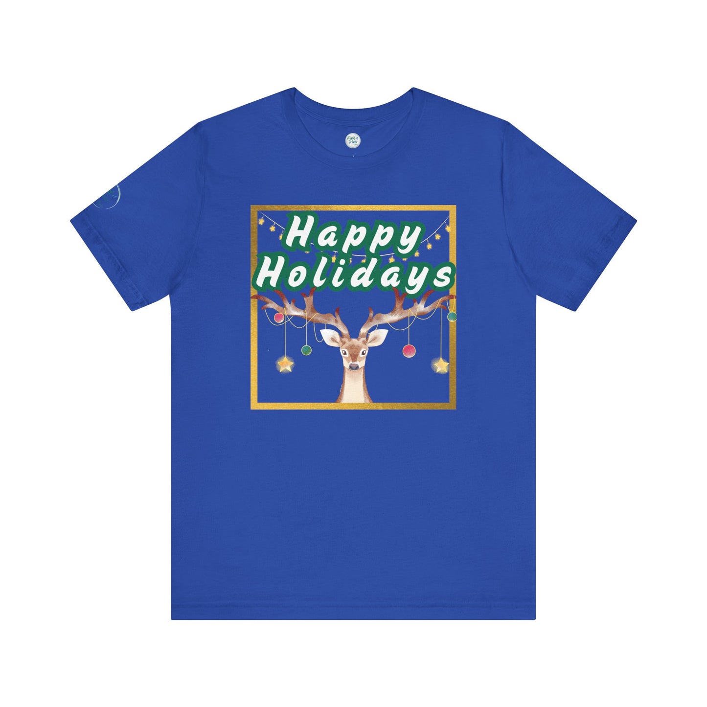 Tee - Short Sleeve (Adult) - Happy Holidays Deer