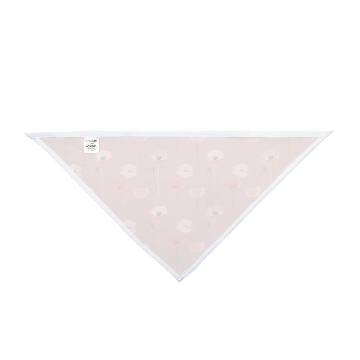 Floral Poppy Pet Bandana (single-sided)