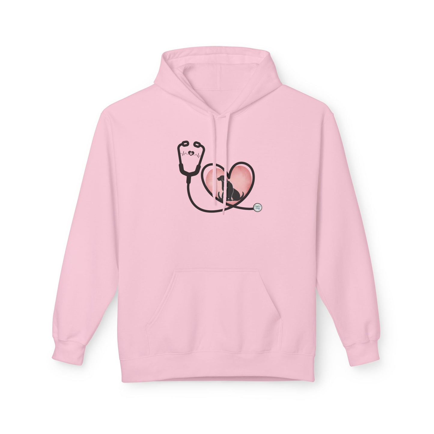 Hoodie (Adult) — Stethoscope Heart Animals