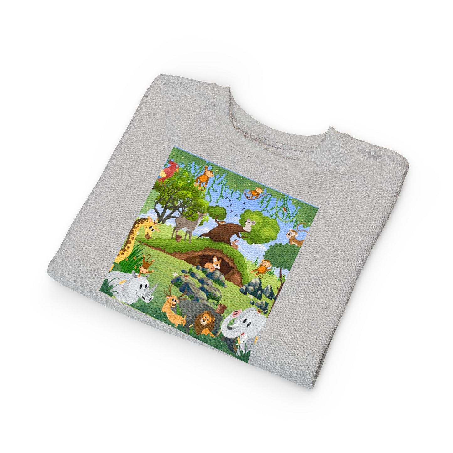 Sweatshirt - Crewneck (Toddler) - What a Zoo