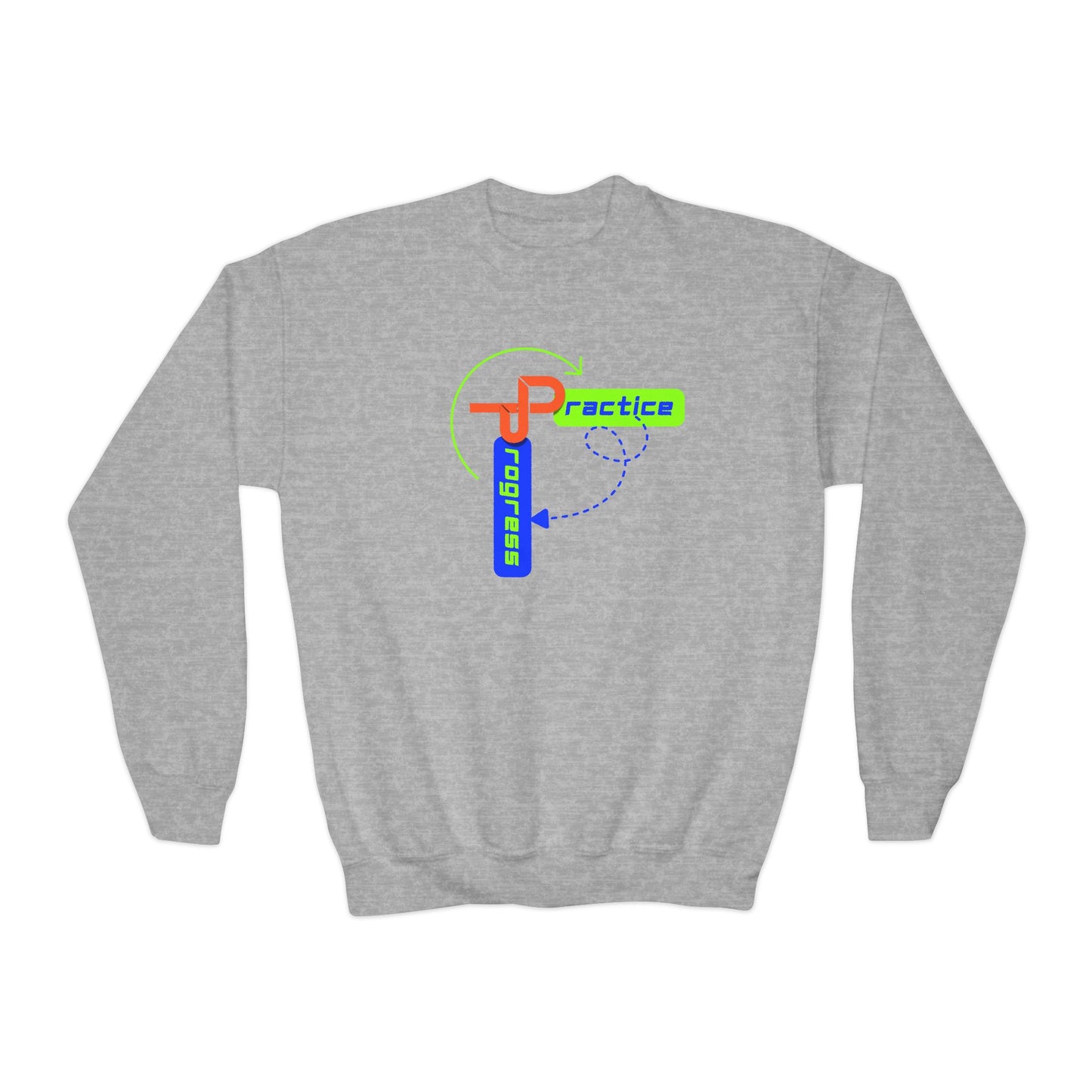 Crewneck Sweatshirt (Youth) - Practice to Progress