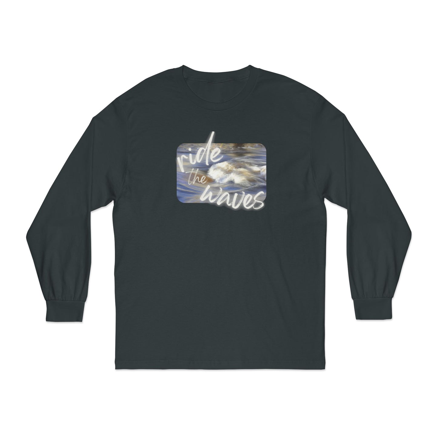 Tee - Long Sleeve (Adult) - Ride the Waves